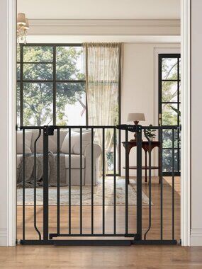 Auto Close Baby Gate 29"-40" | Indoor Dog Gate for Stairs & Doorways, Safety